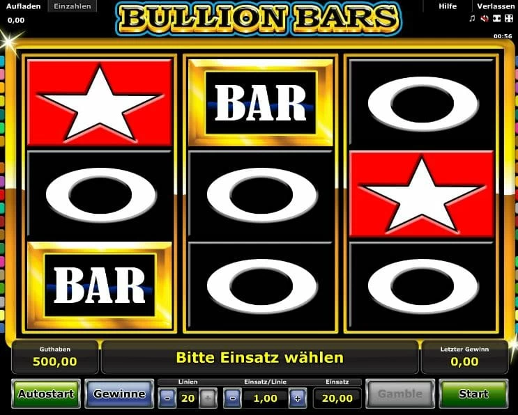 Bullion Bars Spielcasino Online