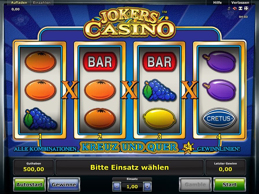 Jokers Casino Novoline Online