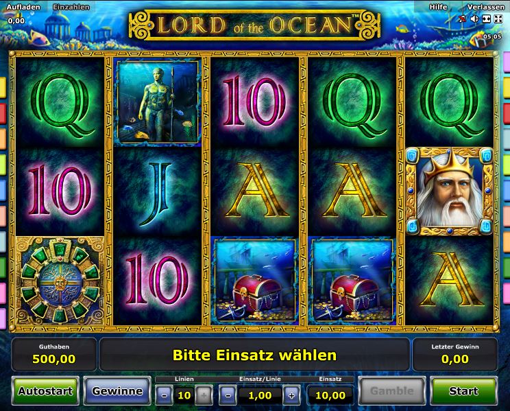 Lord of the Ocean Spielcasino Online