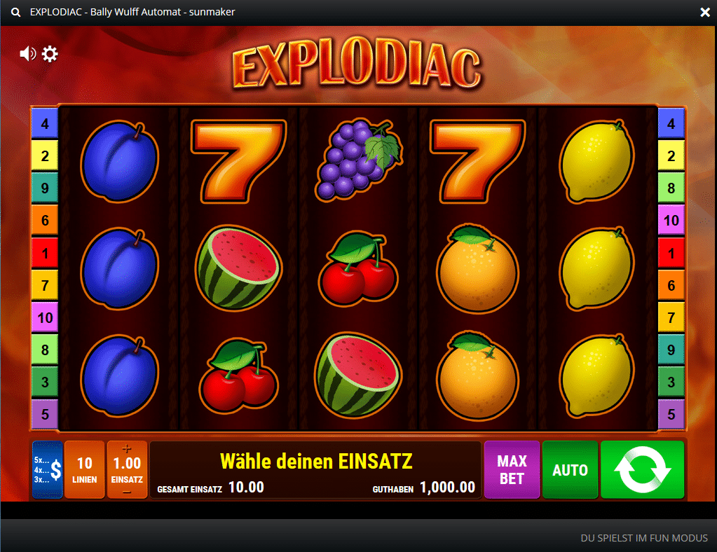 Explodiac Spielcasino Online