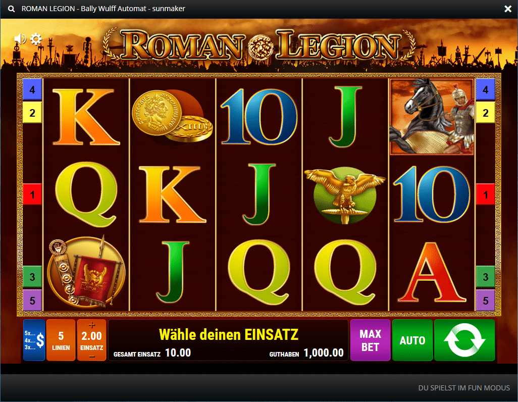 Roman Legion Spielcasino Online