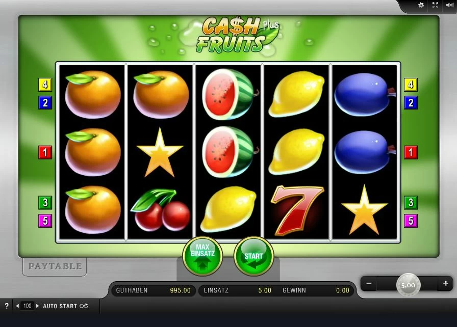 Cash Fruits Automatenspiel