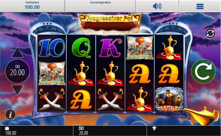 Genie Jackpots Automatenspiel