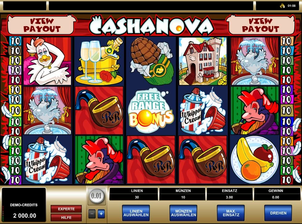 Cashanova Automatenspiel