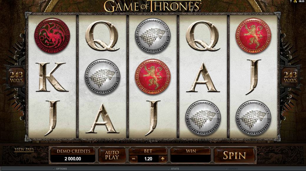 Game of Thrones Spielcasino Online