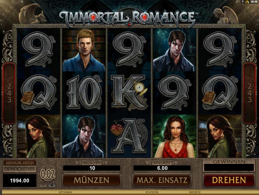 Immortal Romance Automatenspiel