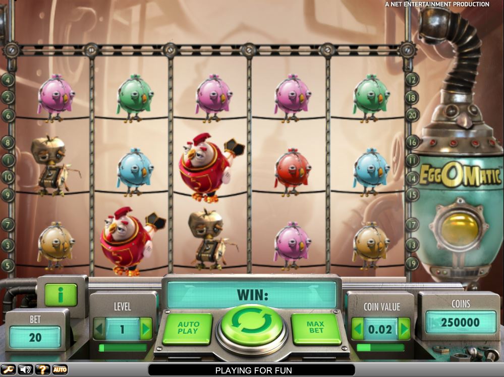 NETENTEggOMatic Spielcasino Online