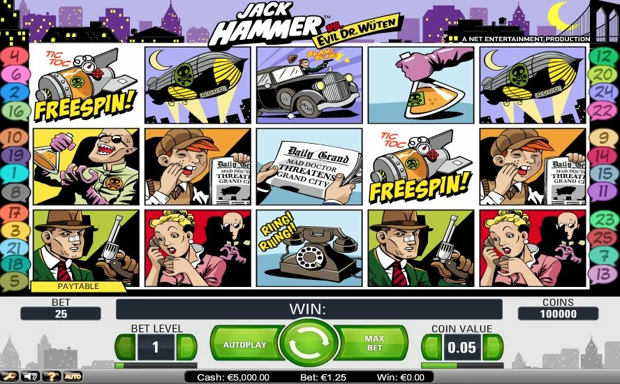 Jack Hammer Spielcasino Online Jack Hammer Automatenspiel