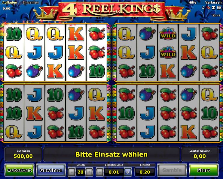 4 Reel Kings Spielcasino Online