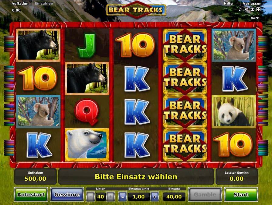 Bear Tracks Novoline Online