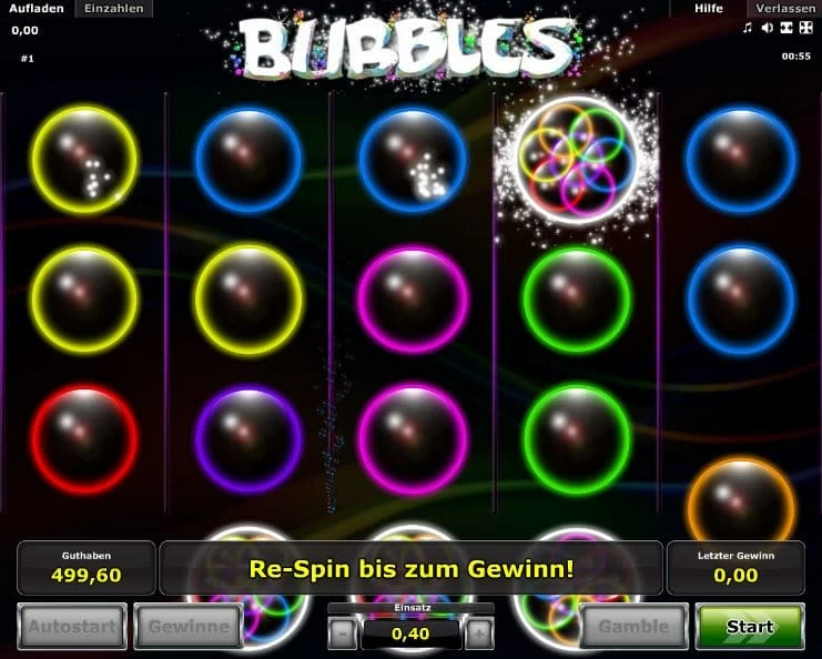 Bubbles Spielcasino Online