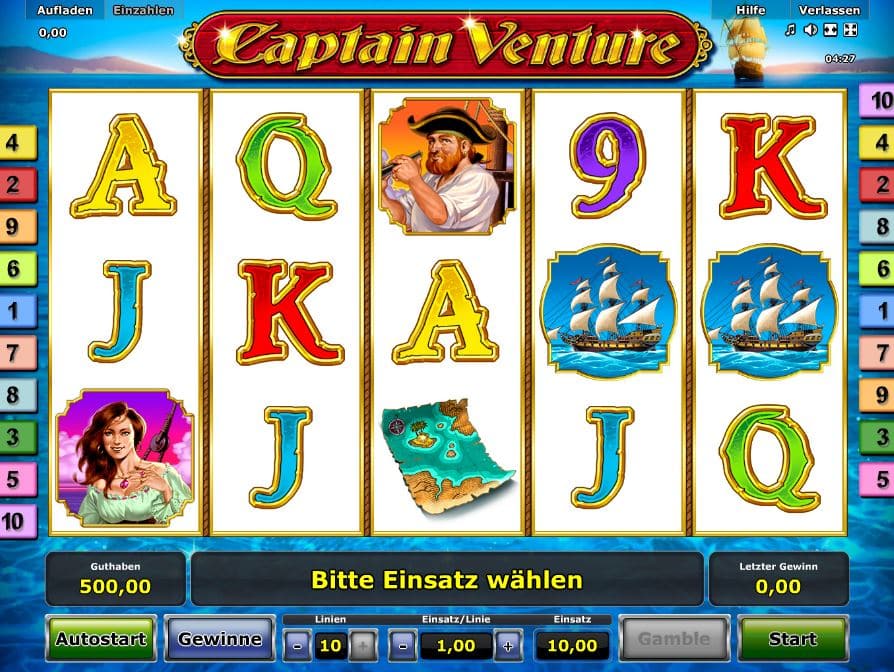 Captain Venture Novoline Online