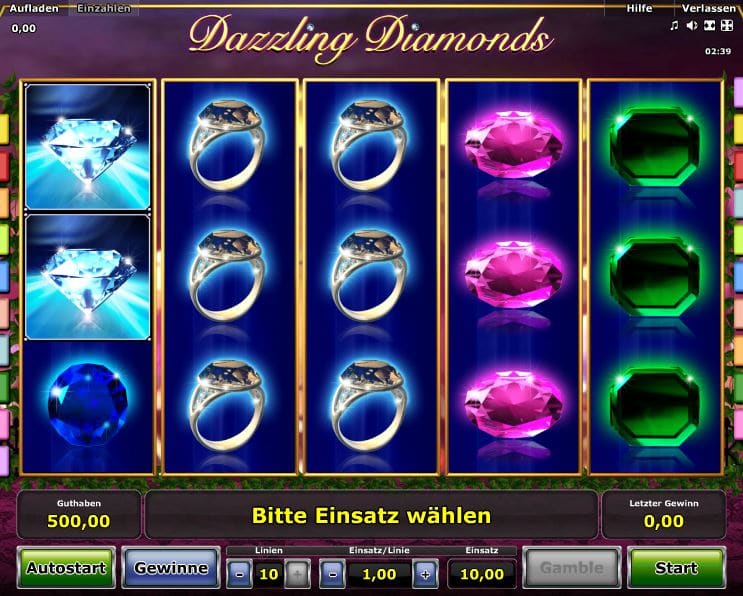 Dazzling Diamonds Novoline Online