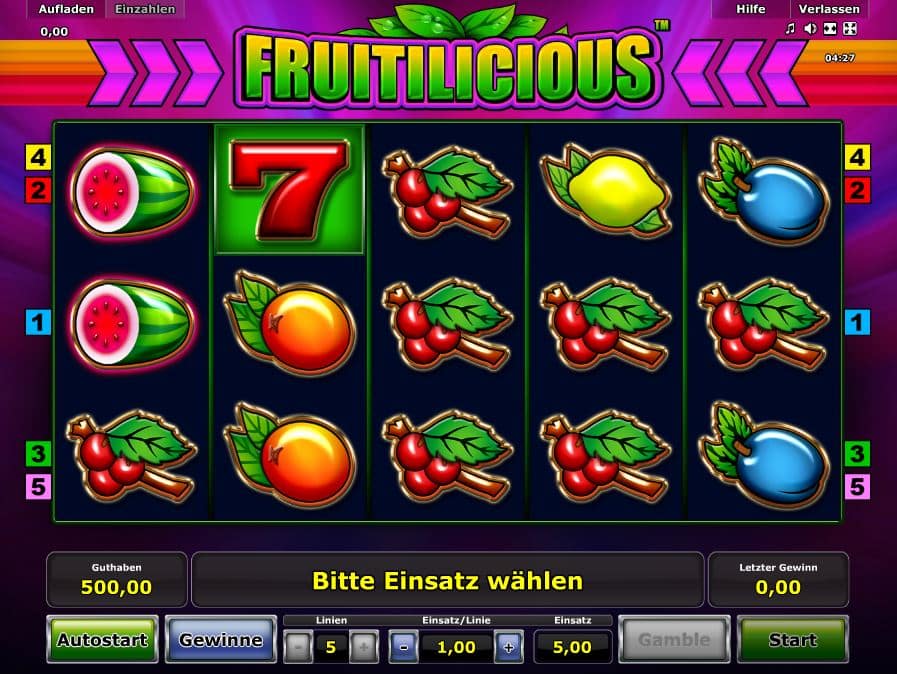 Fruitilicious Novoline Online