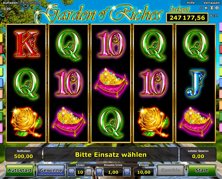 Garden of Riches Novoline Online