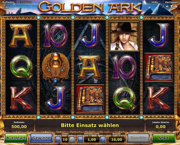 Golden Ark Novoline Online