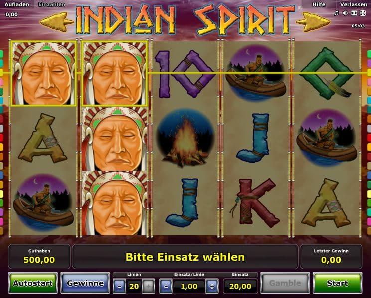 Indian Spirit Spielcasino Online