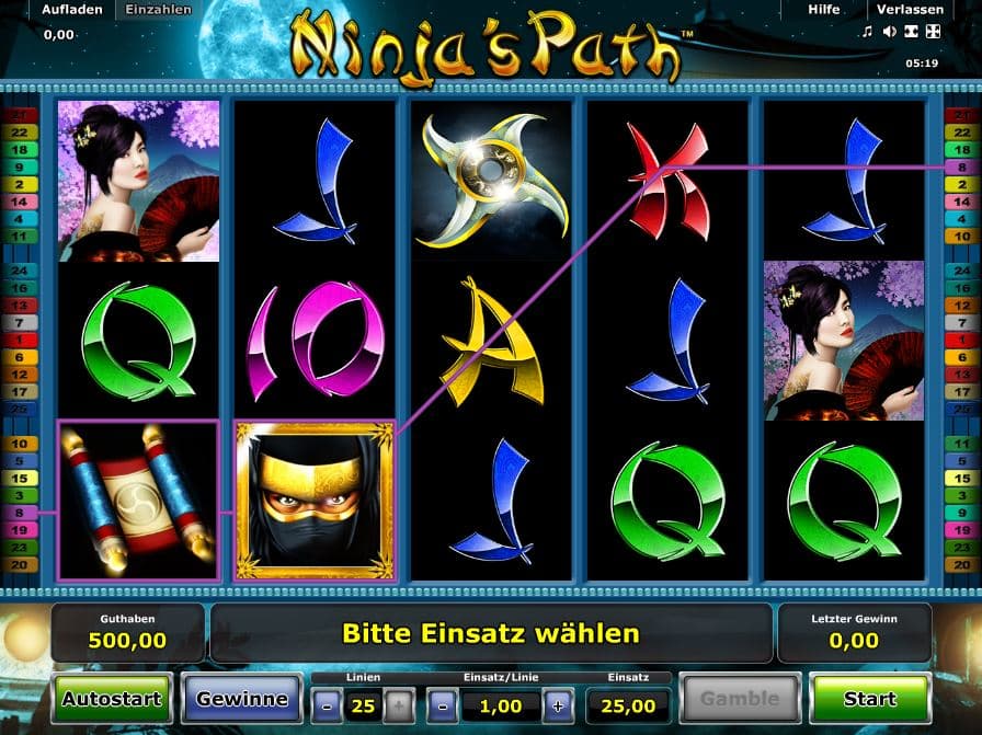 Ninja´s Path Novoline Online