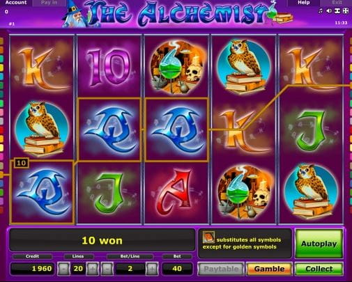 The Alchemist Spielcasino Online