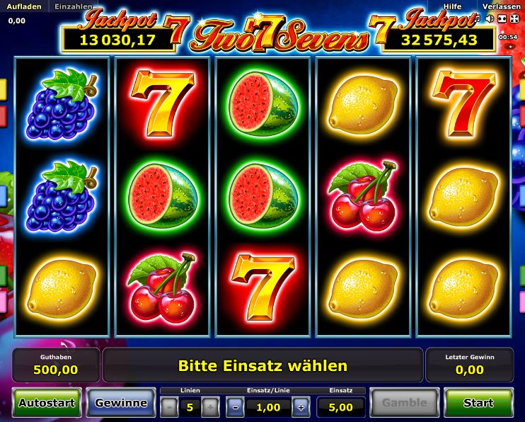 Two Sevens Spielcasino Online