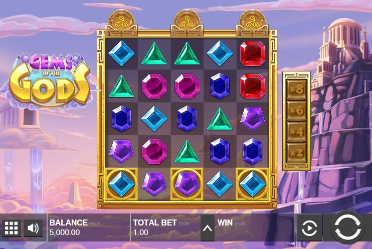 Gems of the Gods Spielcasino Online